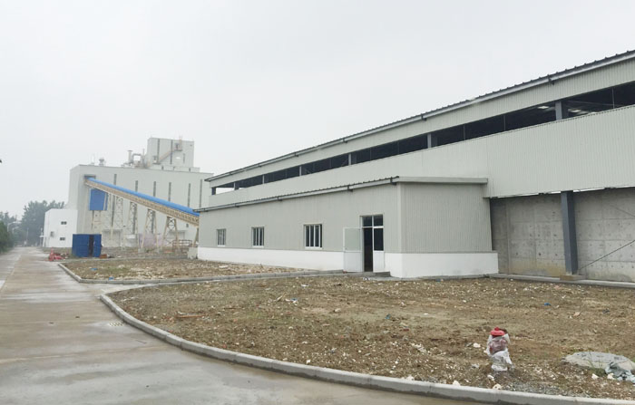 我院圣戈班石膏建材（常州）石膏粉项目工程进展顺利