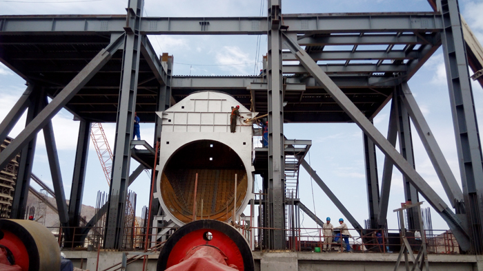 沙特阿拉伯SPCC 5000t/d水泥生产线项目进展顺利