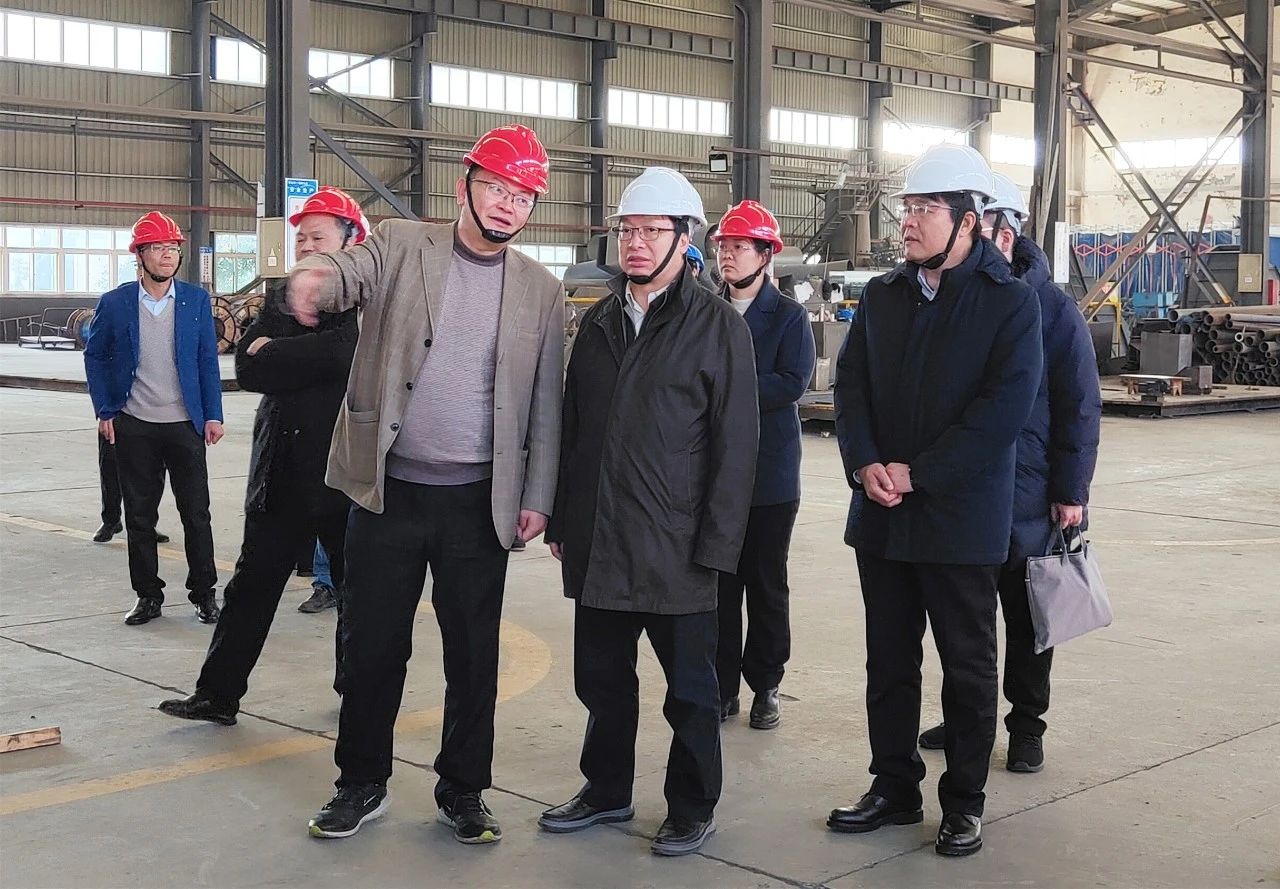 中国建材集团党委常委、副总经理王于猛一行到中国建材总院在浙企业开展调研